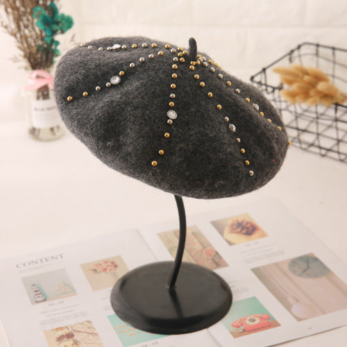Women's Woolen Elegant Beret Versatile