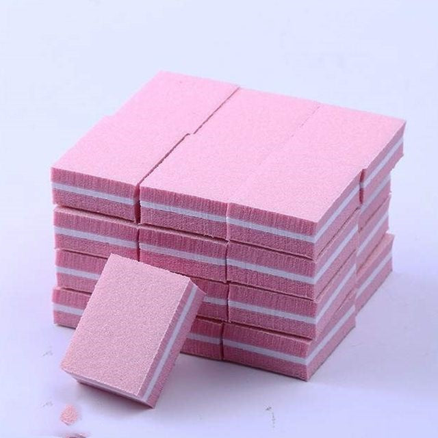 Two-sided mini nail file block