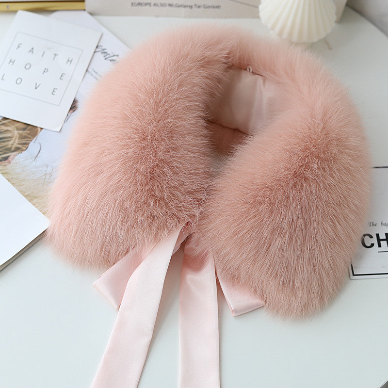Ladies Winter Detachable Fur Collar