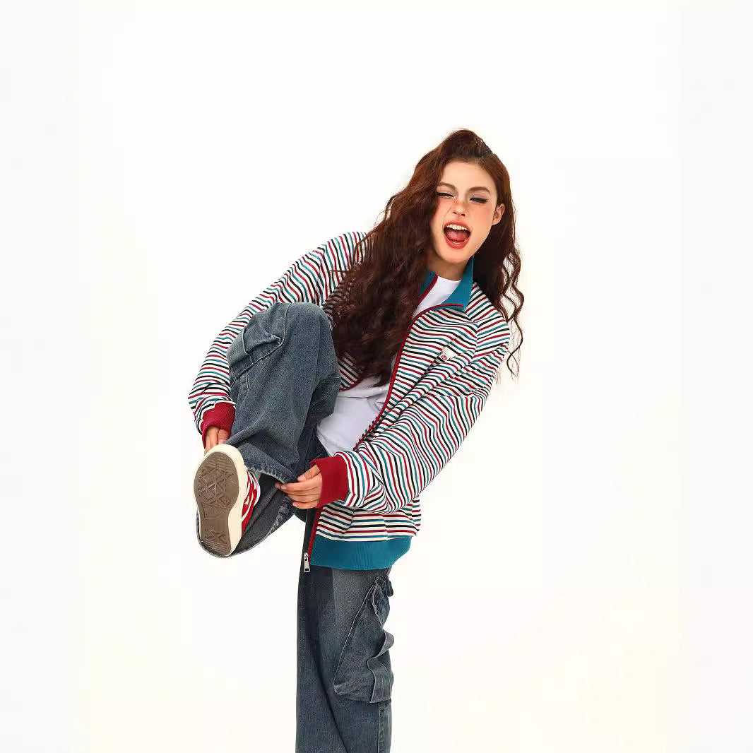 Men's And Women's Loose Leisure All-matching Sports Jacket