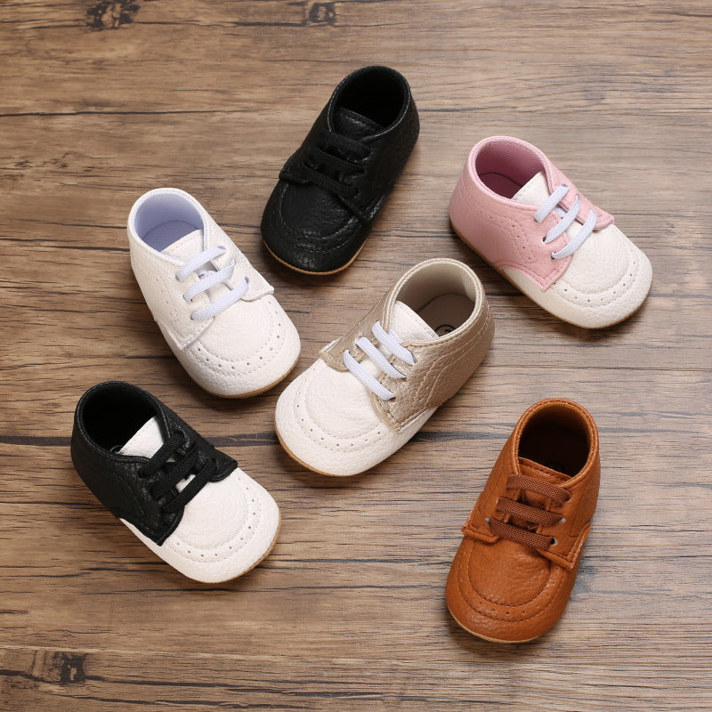 Spring And Autumn Baby And Infant Soft Rubber Sole Slide Proof And Anti-drop Toddler Shoes