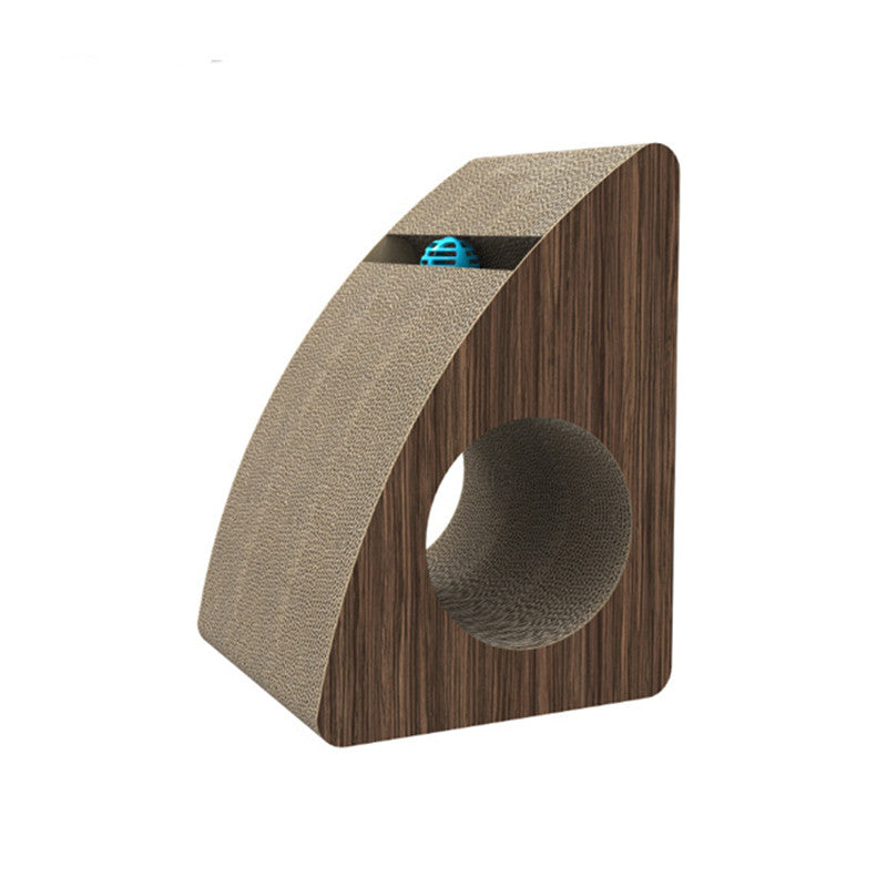 Curved Triangle Net Red Cat Scratching Board Claw Sharpening Artifact