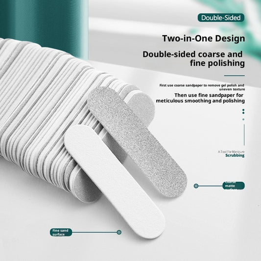 Double-sided Polishing Small Sand Bar Nail File Tools