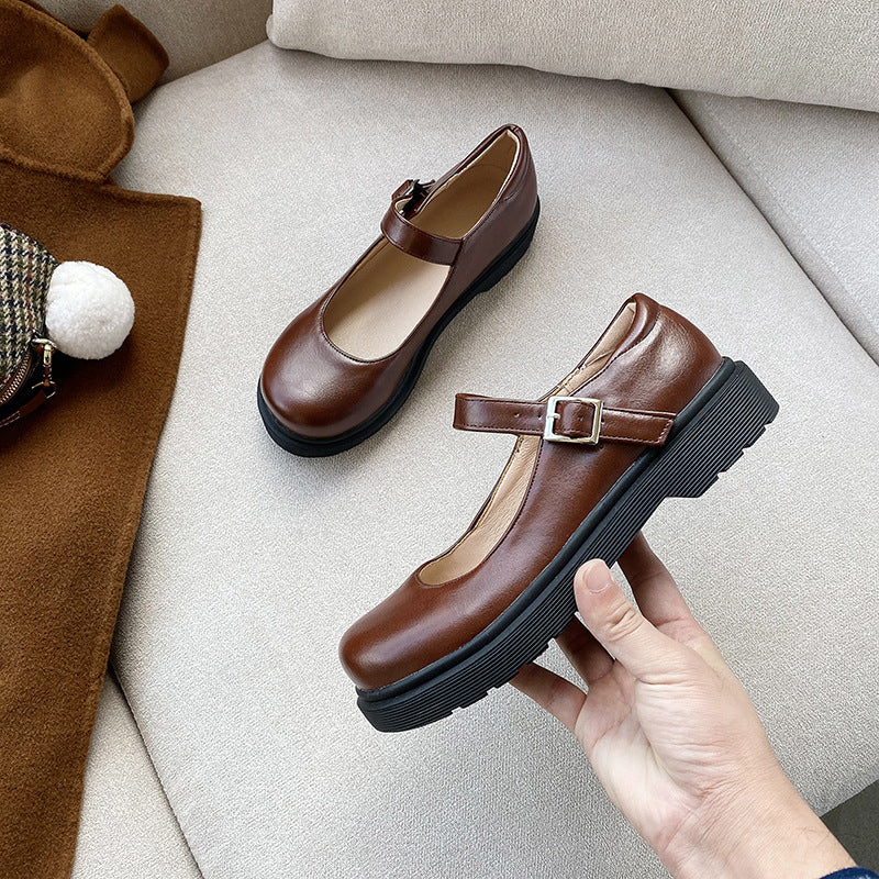 New Women's Shoes With Shallow Buckle