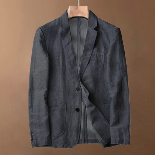 Men's Thin Breathable Single-Western Jacket Under General Anesthesia