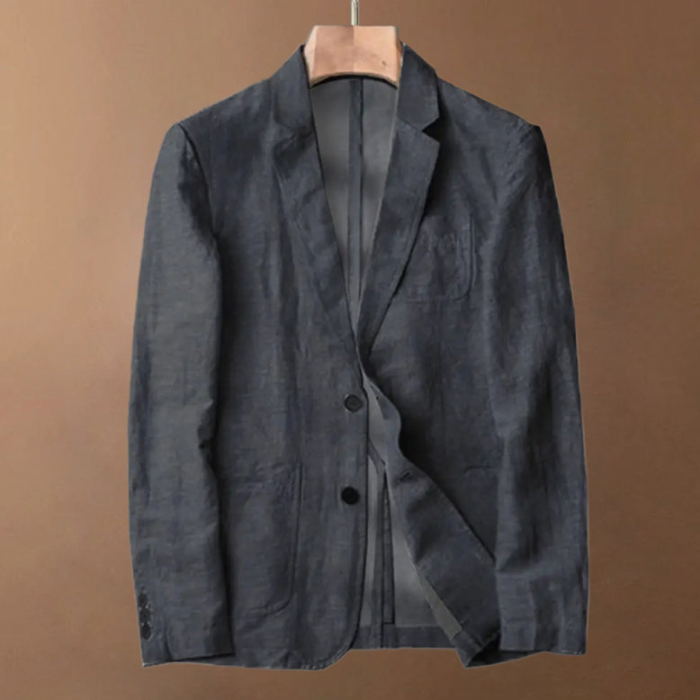 Men's Thin Breathable Single-Western Jacket Under General Anesthesia