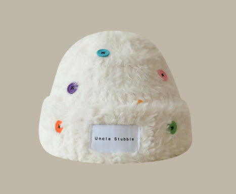 Face Slimming Bucket Hat Warm Knitted Hat Beret