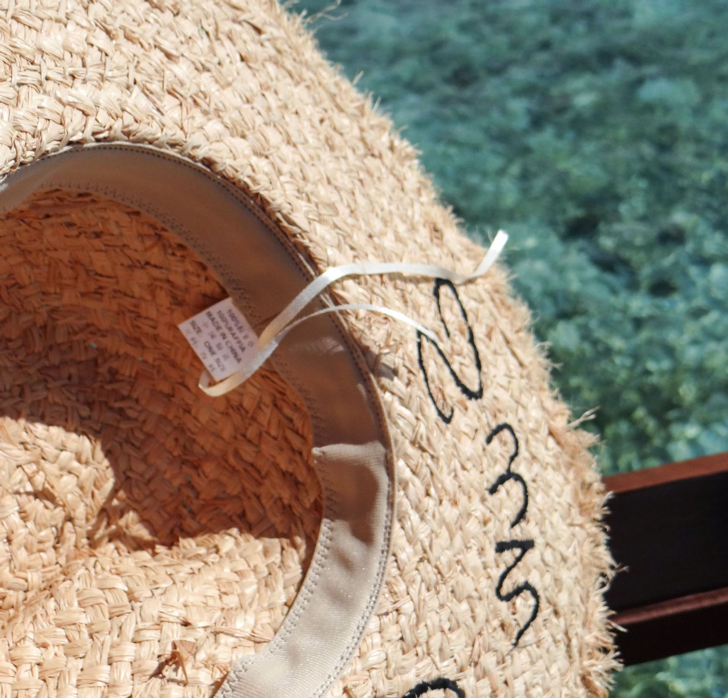 Women's Summer Lettering Seaside Holiday Hat
