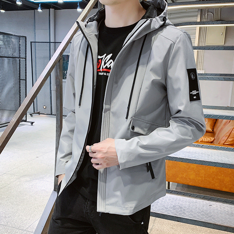 Hooded jacket men's jacket