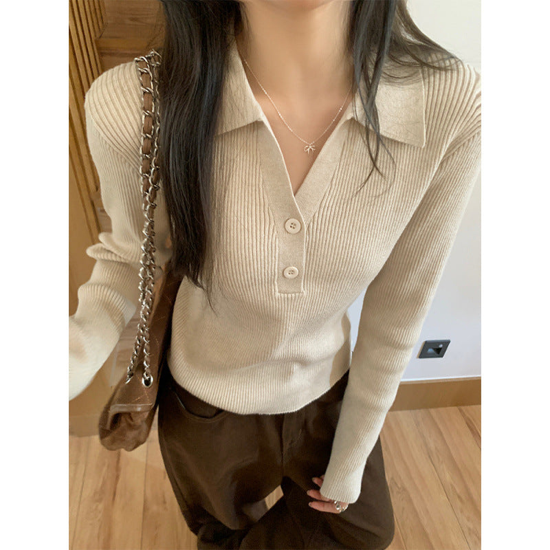 Slim Fit Inner Wear Sweater Slimming Top