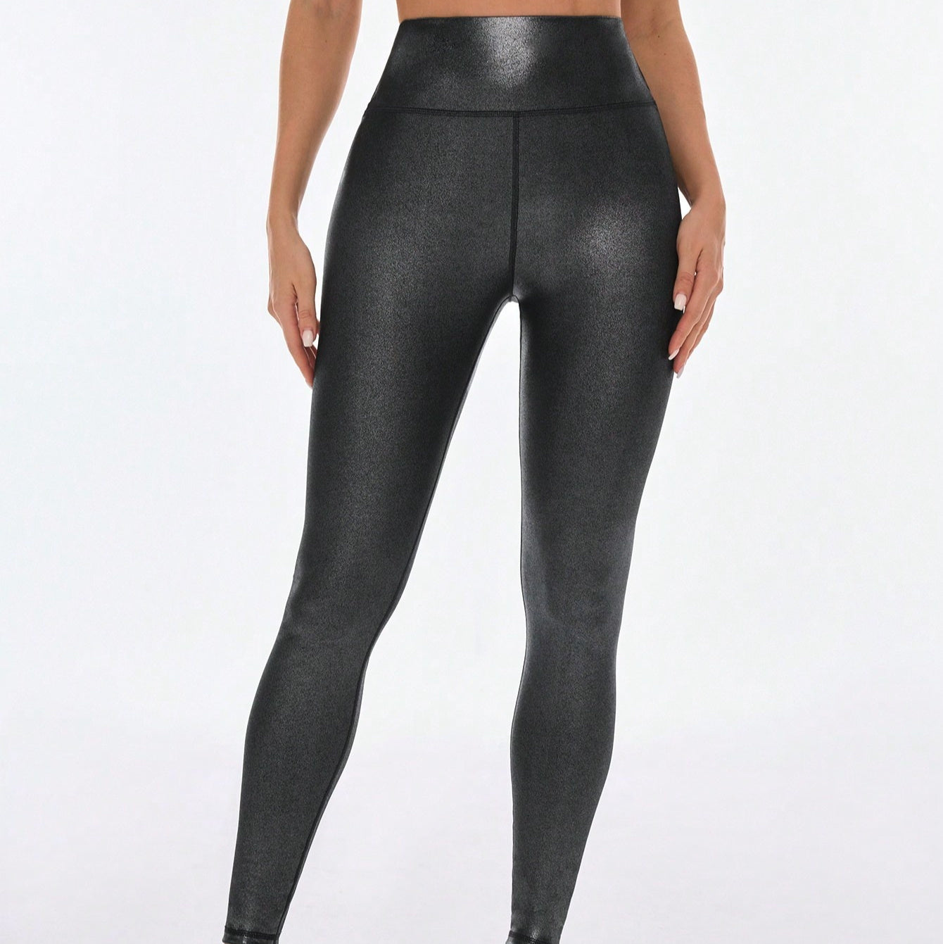 Bronzing Yoga Pants Women's High Waist Hip Lift Sun Protection
