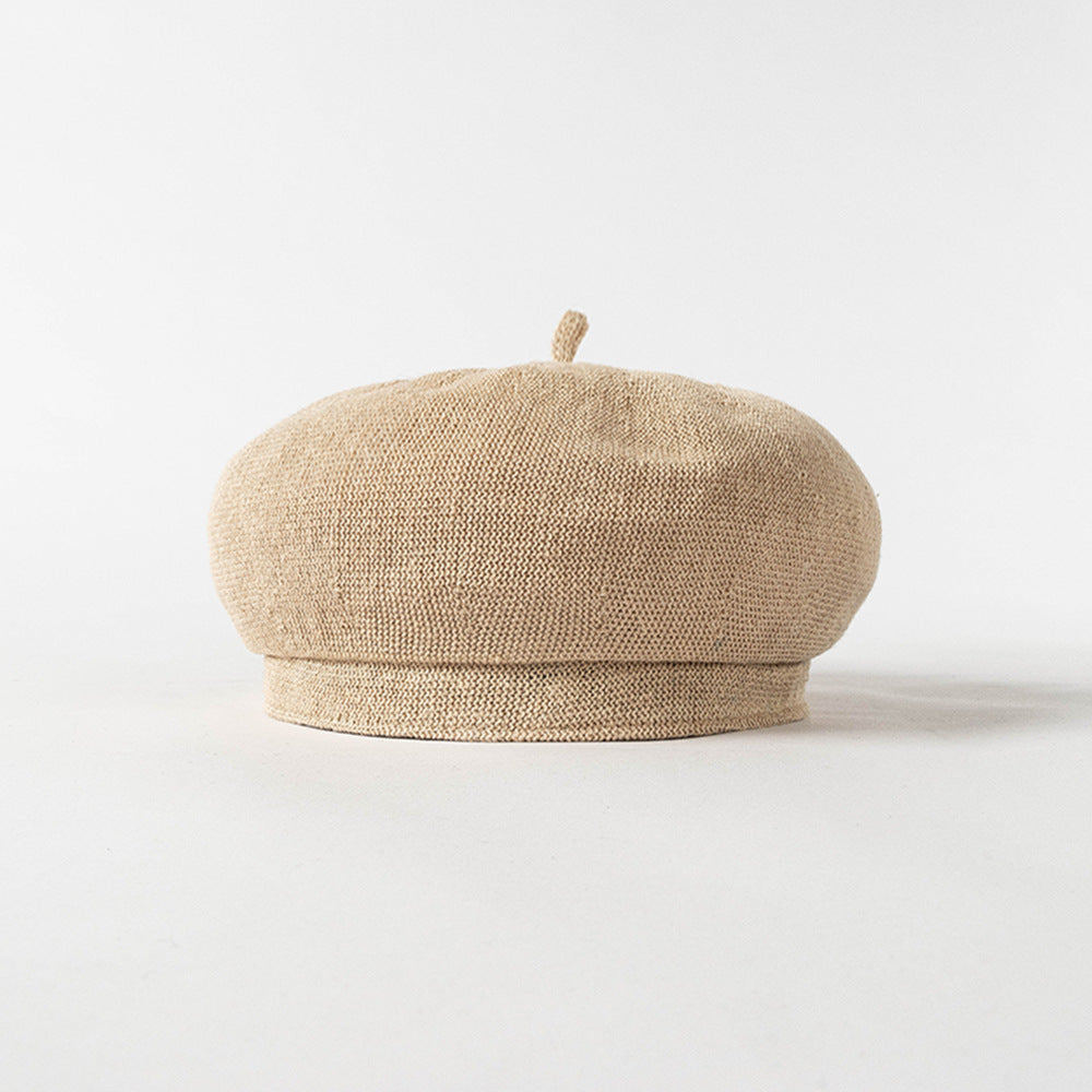 Casual Fashion Breathable Knit Linen Deep Brim Hat