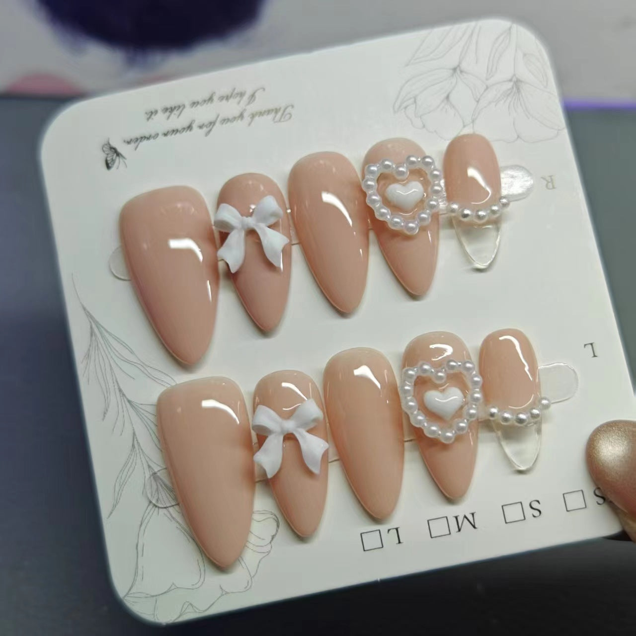 Lady's Light Luxury Handmade Press-on Nails