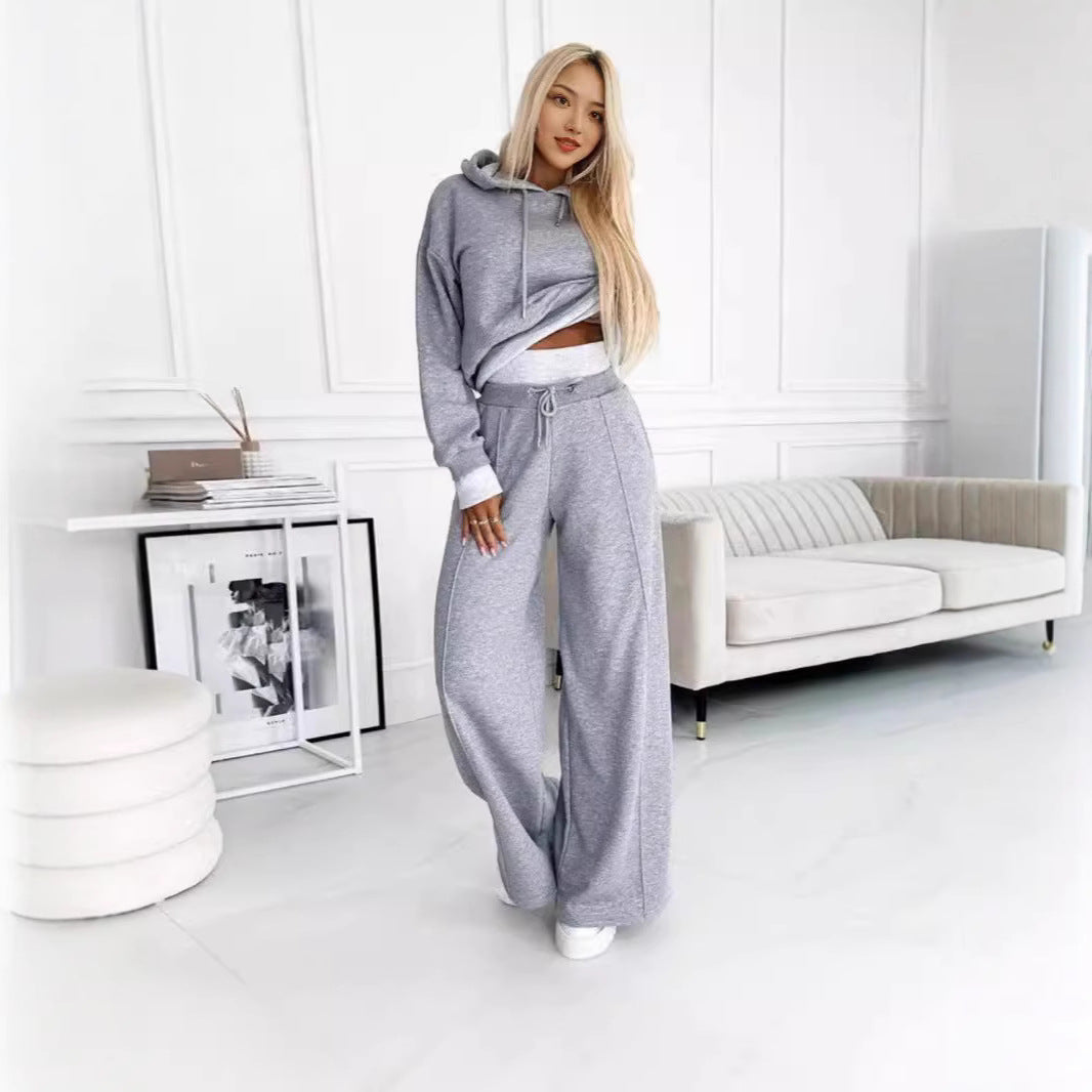 Best-selling Hooded Sweatshirt And Casual Outfit Set 2 Pieces