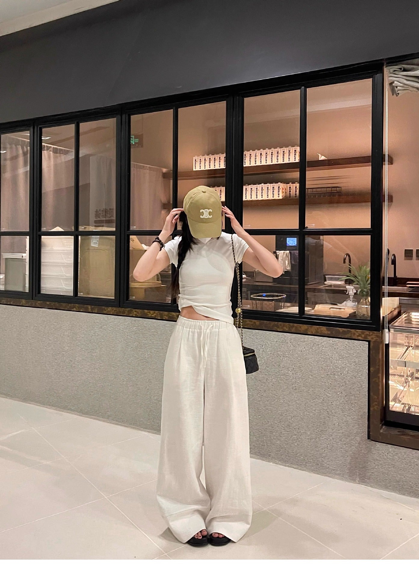 Women's Summer Linen Walking Pants