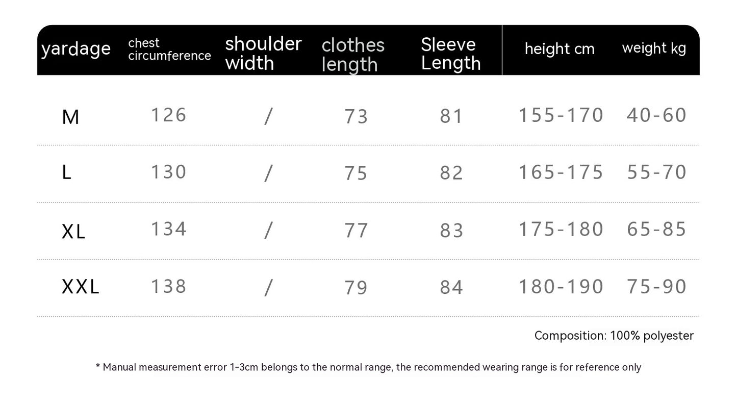 Fleece-lined Casual Loose Jacket Male