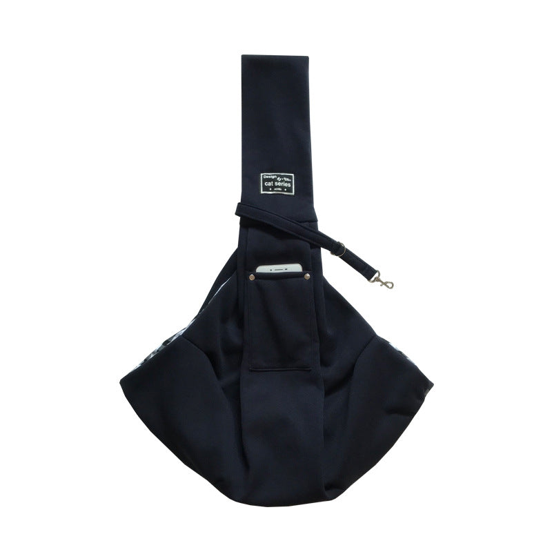 Pet Bag Portable Foldable Mesh Pocket Breathable Lightweight Cross-body