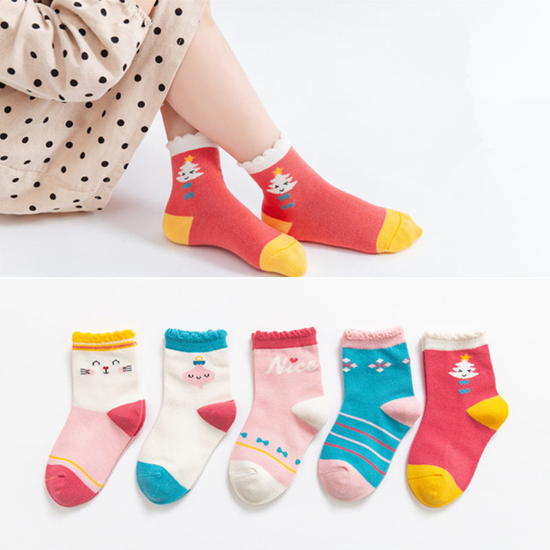 Children's Socks New Style Breathable Cartoon