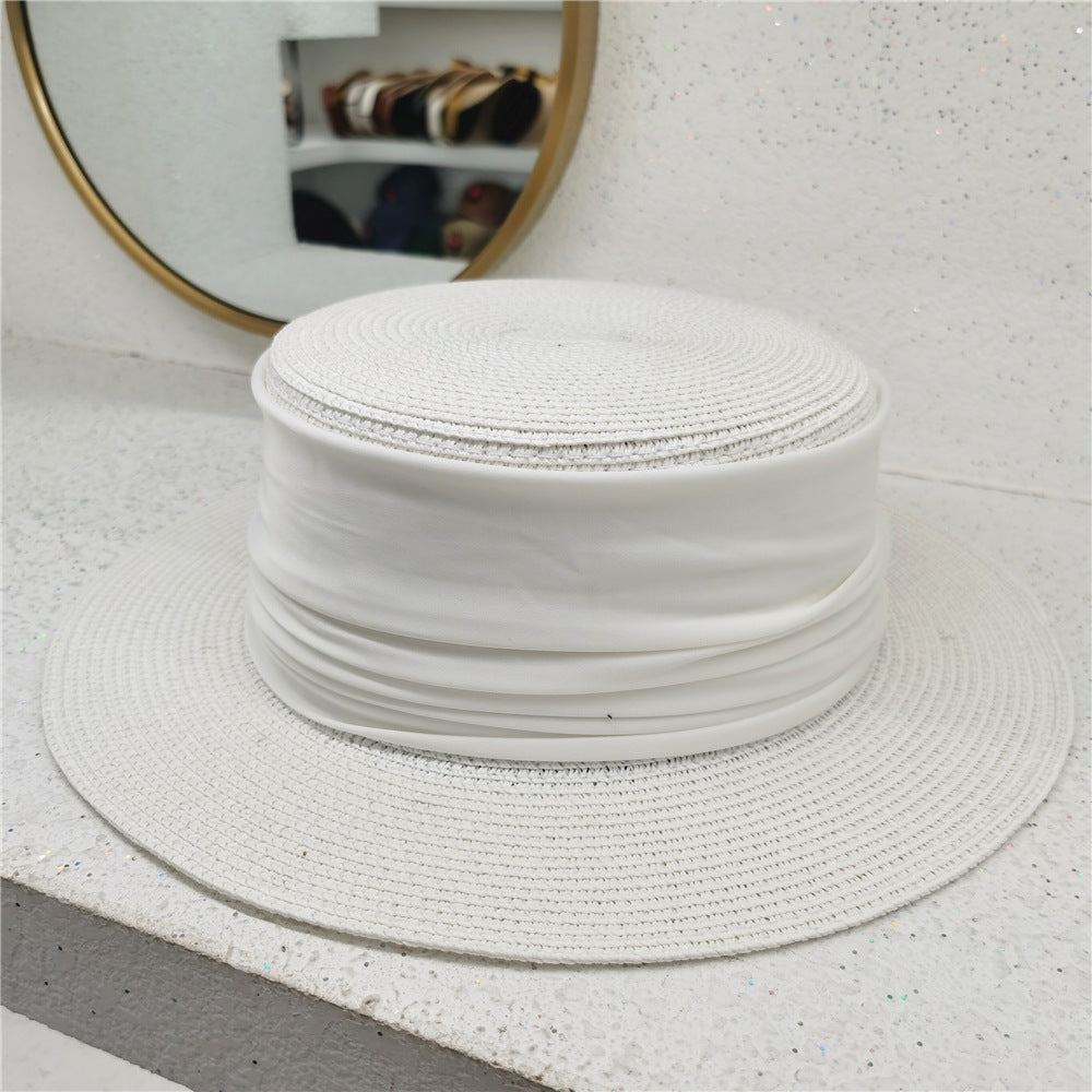 Summer Women's Simple Flat Top Holiday Visor Hat