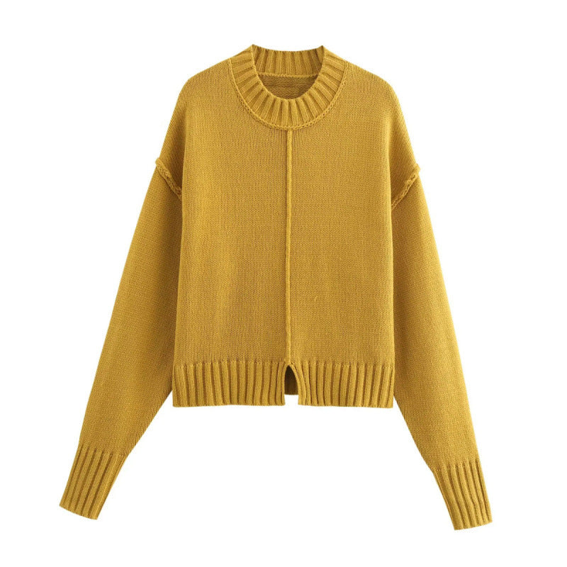 New Fall Women's Clothing Stylish Simple And Versatile Knitwear
