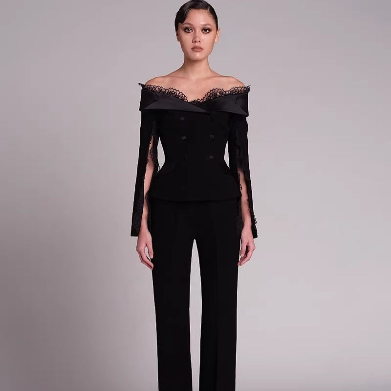 Socialite-style Elegant High-end Gown Set