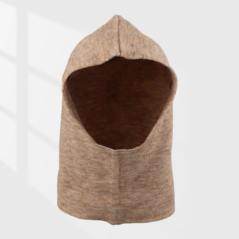 Winter Knitted Fake Hat With Collar Inside