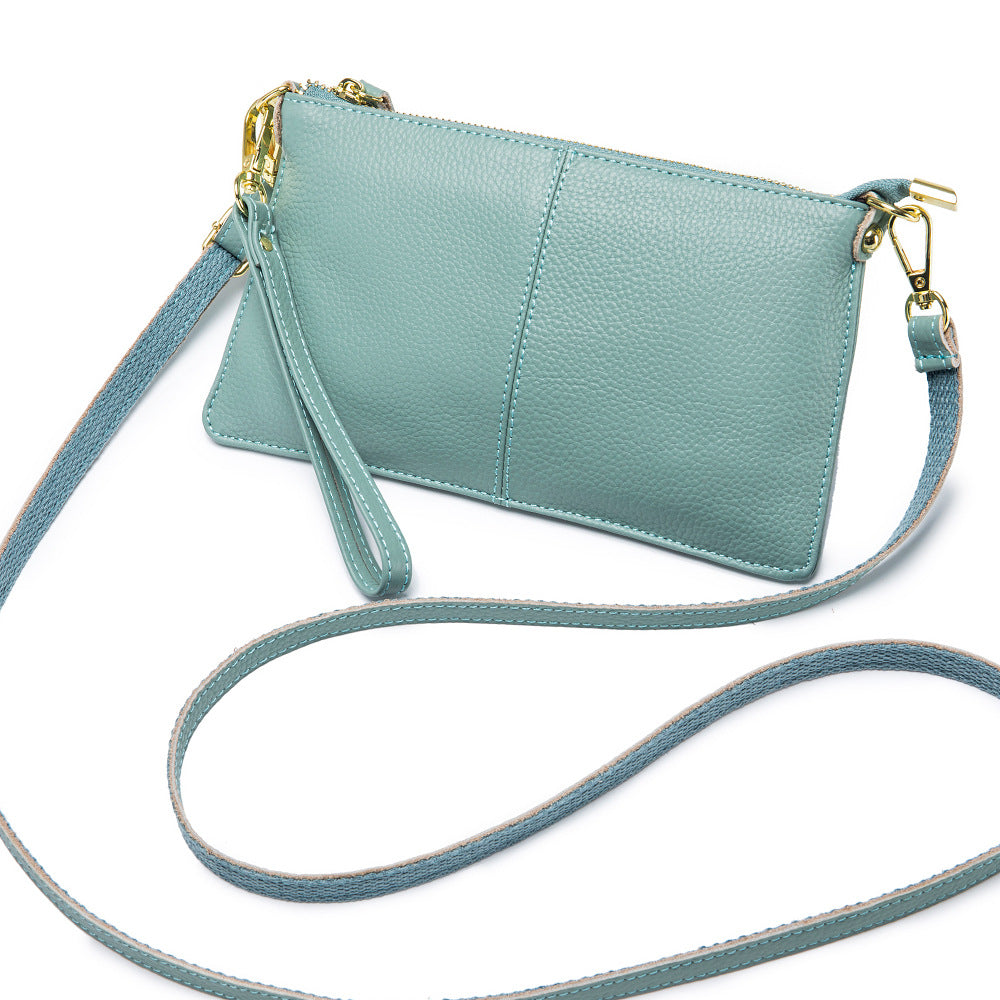 Leather One-shoulder Women's Leather All-match Clutch