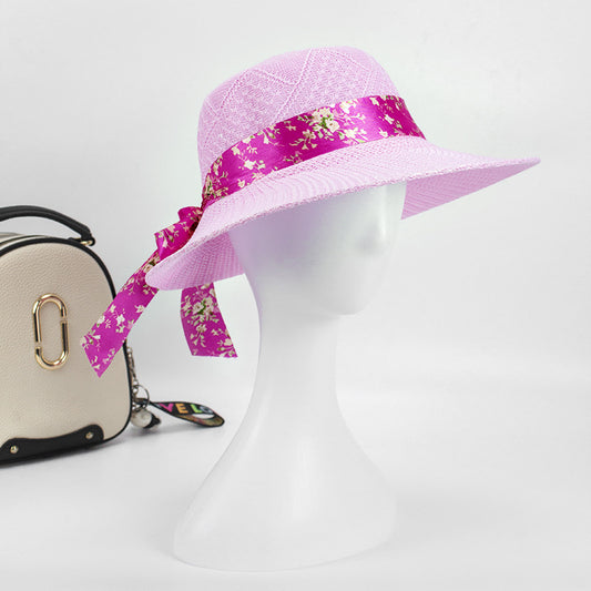Faux Raffia KvindesolhatSolcreme