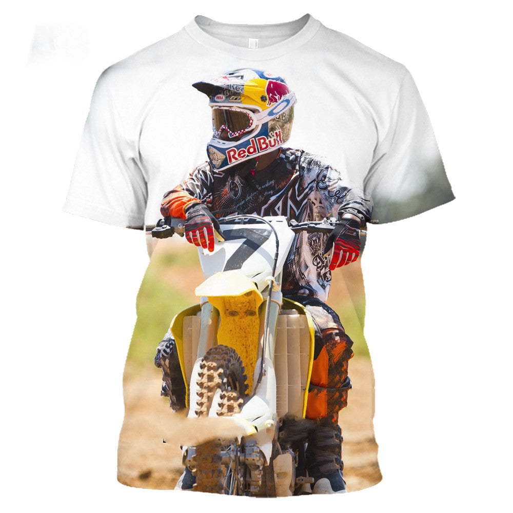 3D Digital Printing Men's Short Sleeve Casual T Shirt