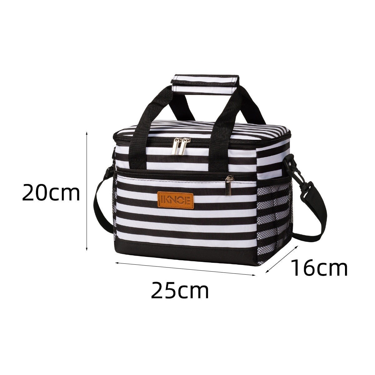 Portable Outdoor Insulated Tote Bag Foldable Made From Thickened Oxford Fabric With Leak Proof Insulation