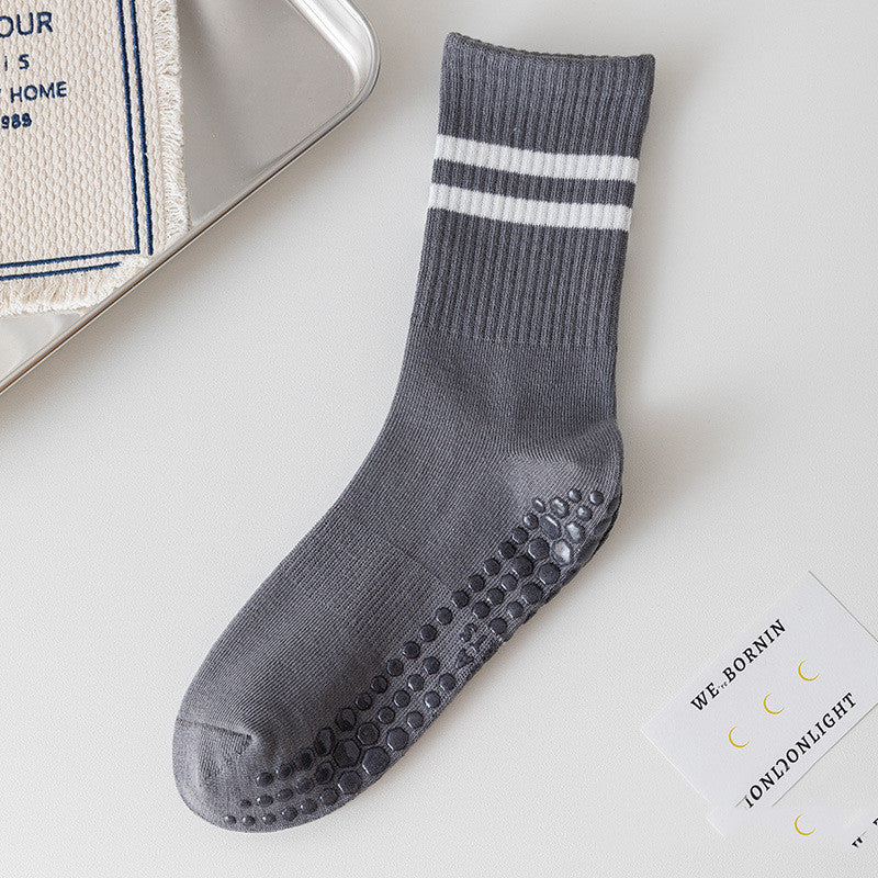 Indoor Anti Skid Wear Resistant Foot Guard Medium Tube Socks
