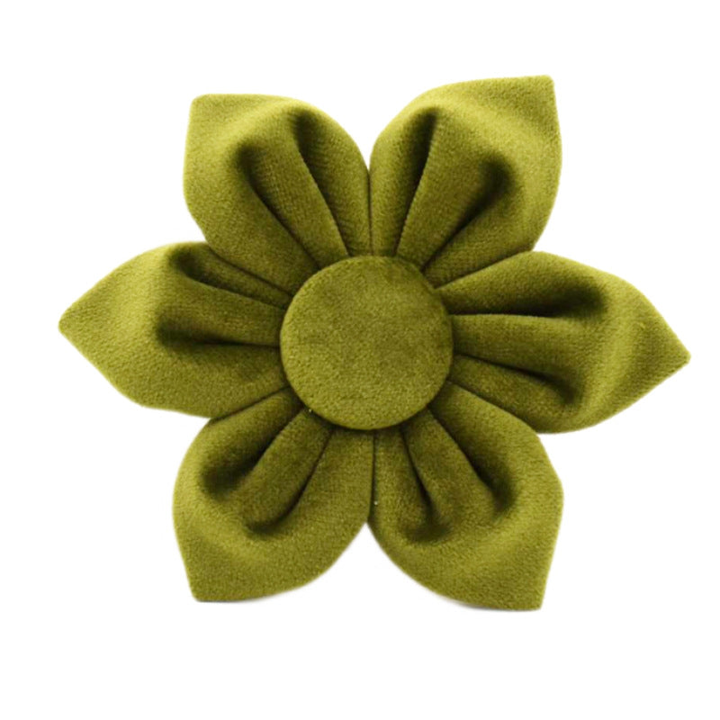 Pet Collar Dog Fabric Velvet