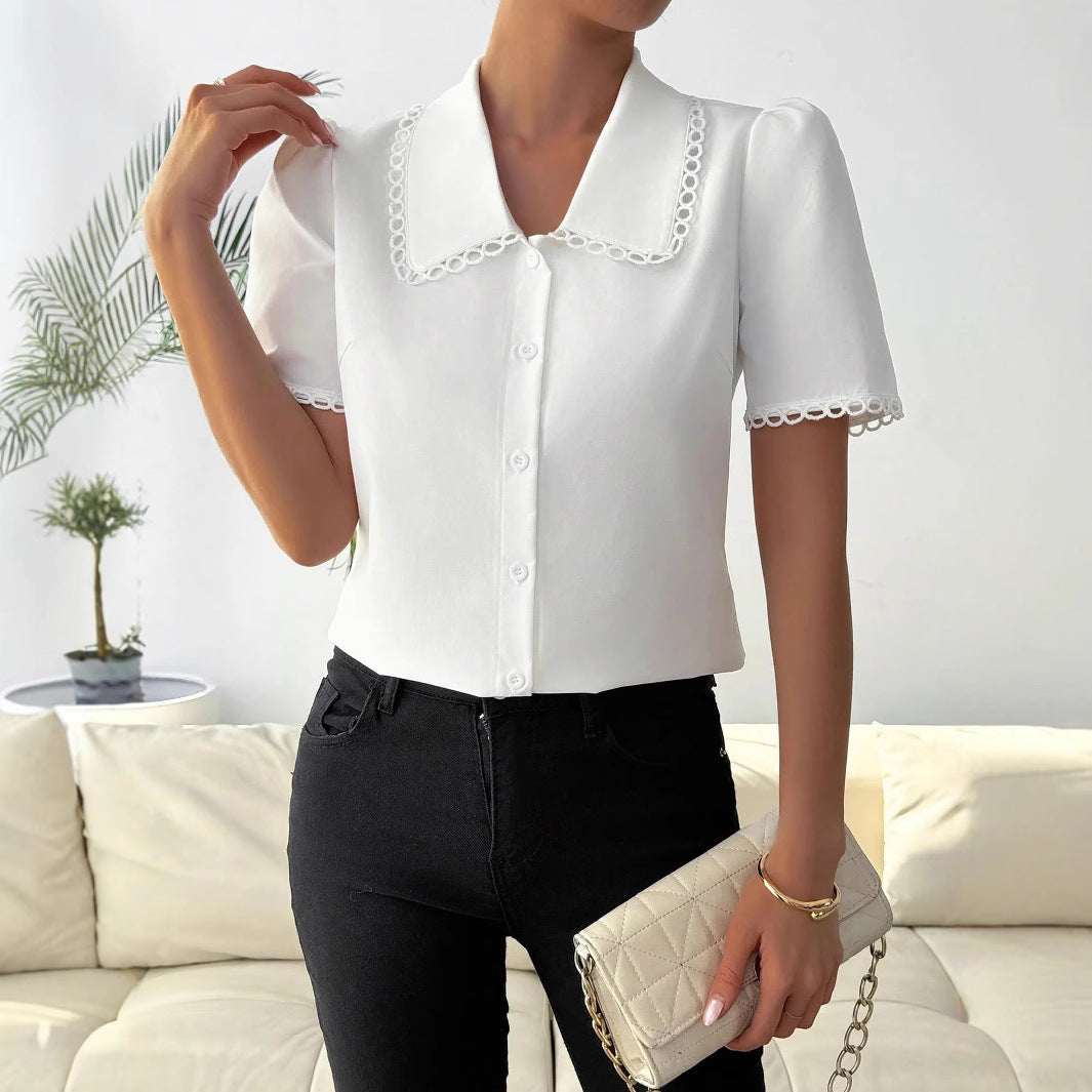 Spring-time Chic Chiffon Blouse For Women Stylish