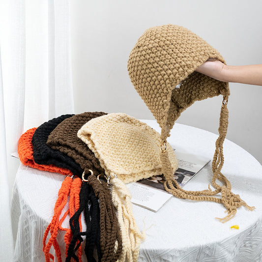 Ear Protecting Wool Hat, Sweet And Lovely