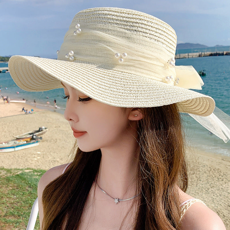 Fashion Summer Bow Ribbon Hat