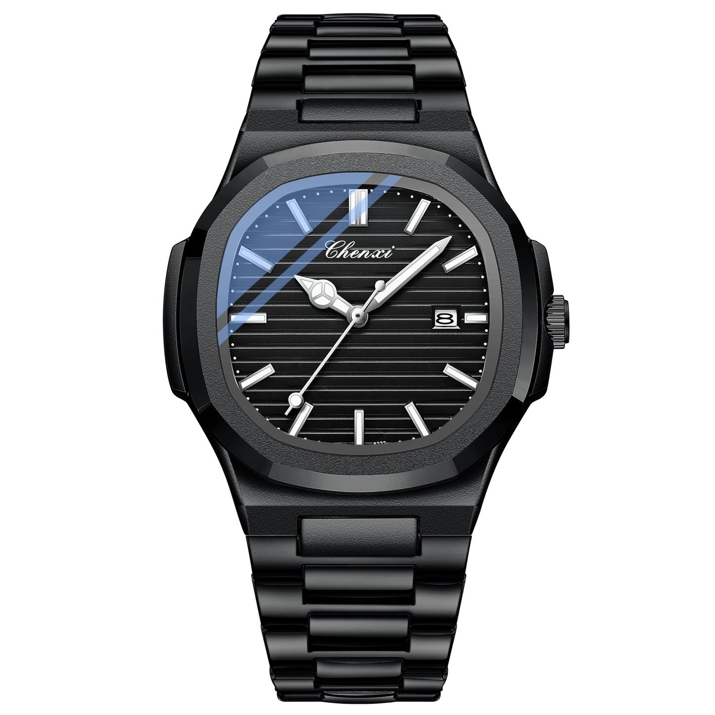 Chenxi Steel Watch Couple Luminous Waterproof Simple Fashion