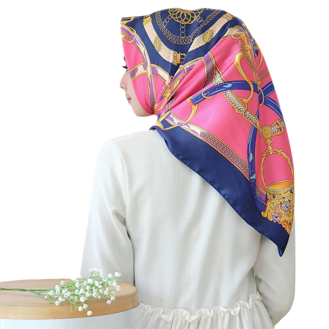 Big Square Scarf Fashion Simulation Silk Scarf