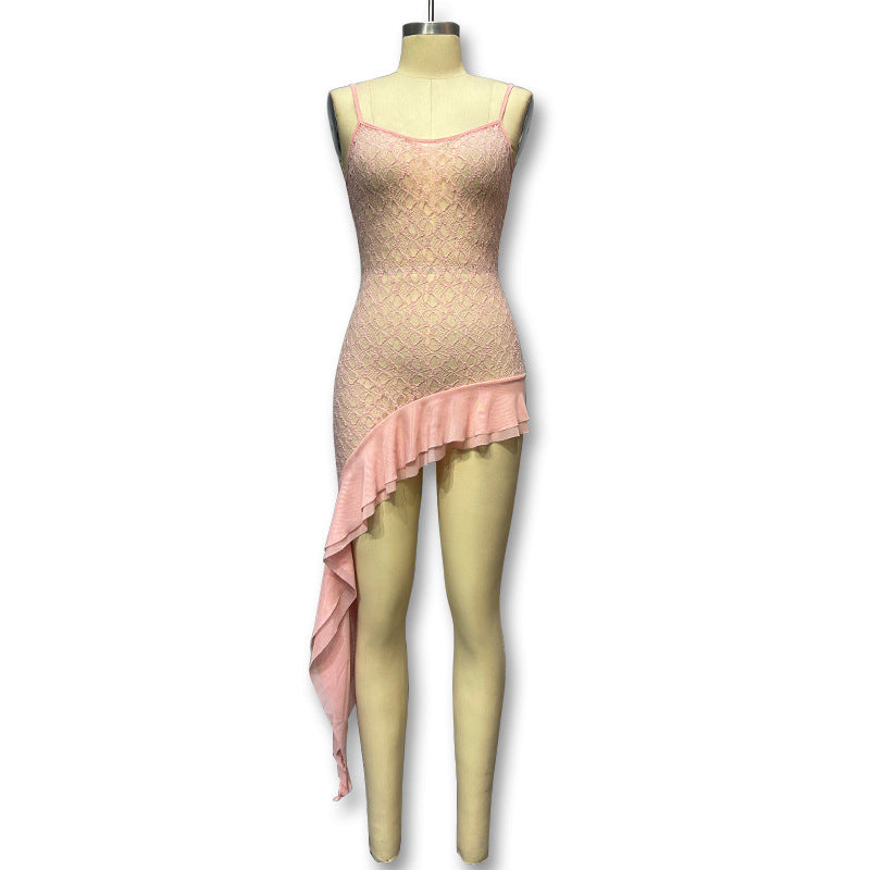 New Summer Mesh Slip Dress