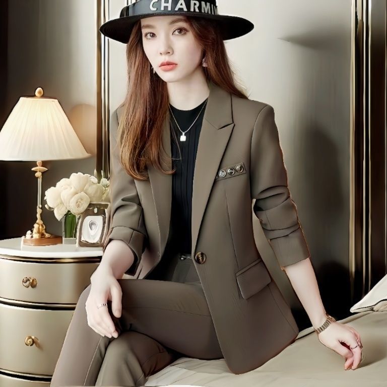 New Springautumn Petite Blazer For Womenslimming And Stylish