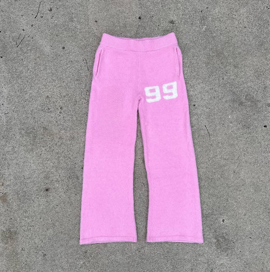 Bukser i amerikansk streetwear hiphop-stil med alfabetbroderi