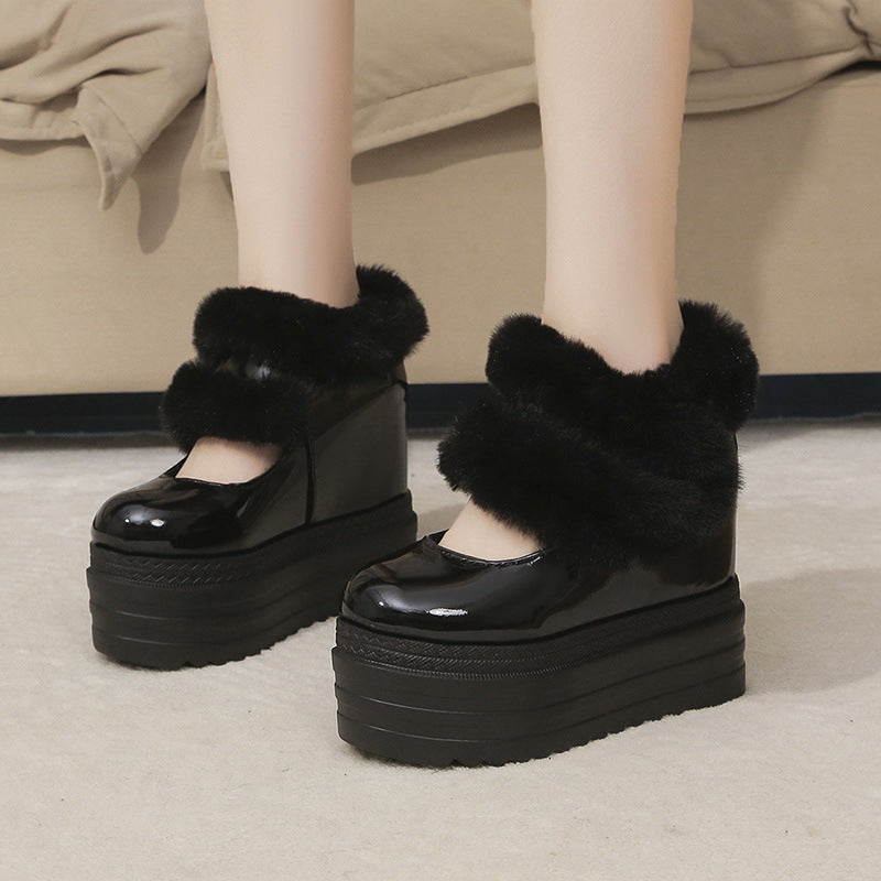 Platform All-matching Sweet Super High Heel Women's Fashion Shoes