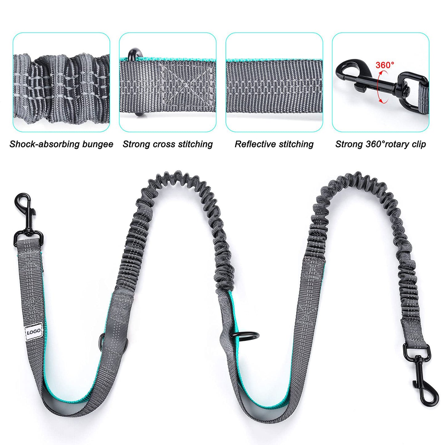 Outdoor Pet Training Bag Dog Walking Hand Holding Rope