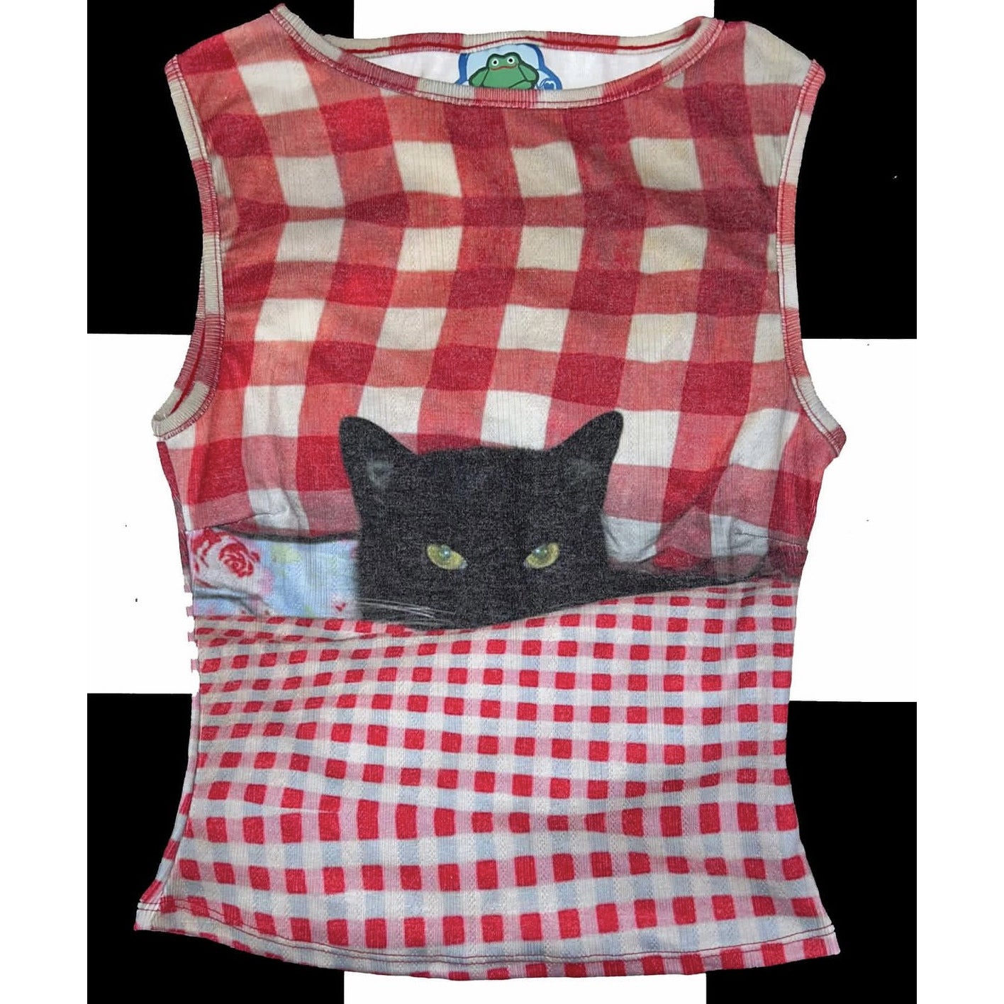 European American Asian Culture Y2g Millennium Hot Girl Vintage Leopard Print Vest