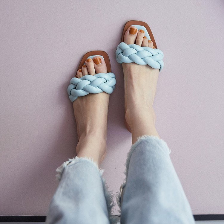 Women's Ribbon Sandals woven slippers sandals
