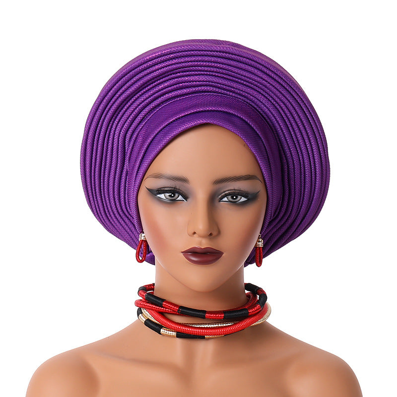 Heavy Industry Bright Silk Laminated Bandage Party Toque