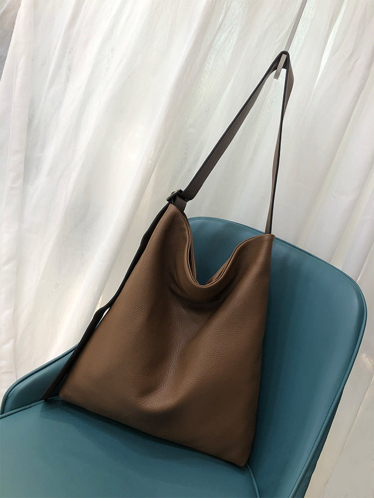 New Top Layer Cowhide Natural Fall Crossbody Shoulder Bag