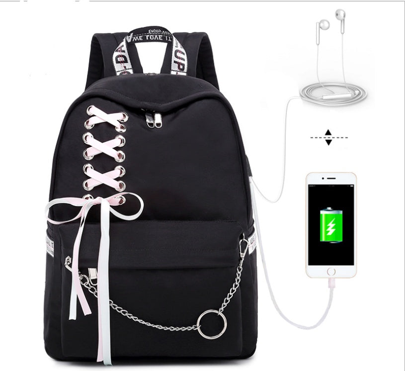 Charging backpack
