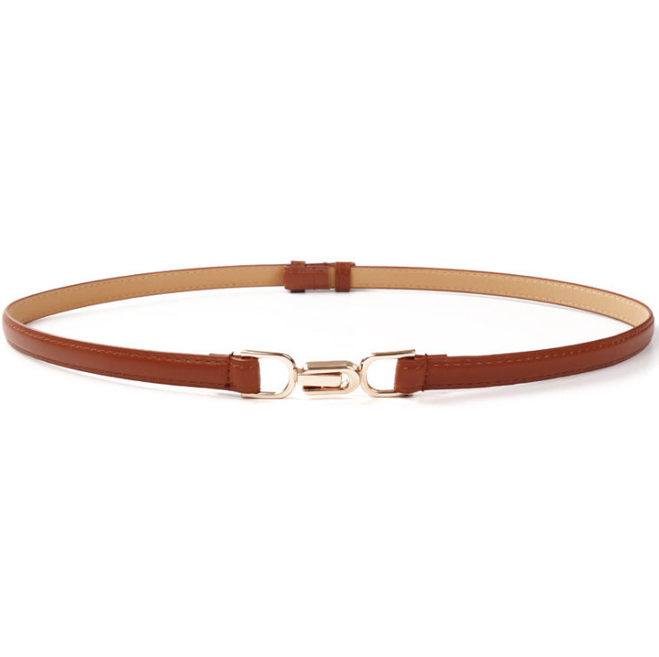 A Pair Of Buckles Belt Women's Fine Decoration Dress Matching