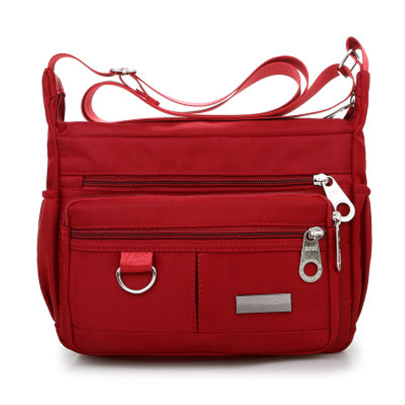 Fashion Nylon Lady Multi-pocket Messenger Bag