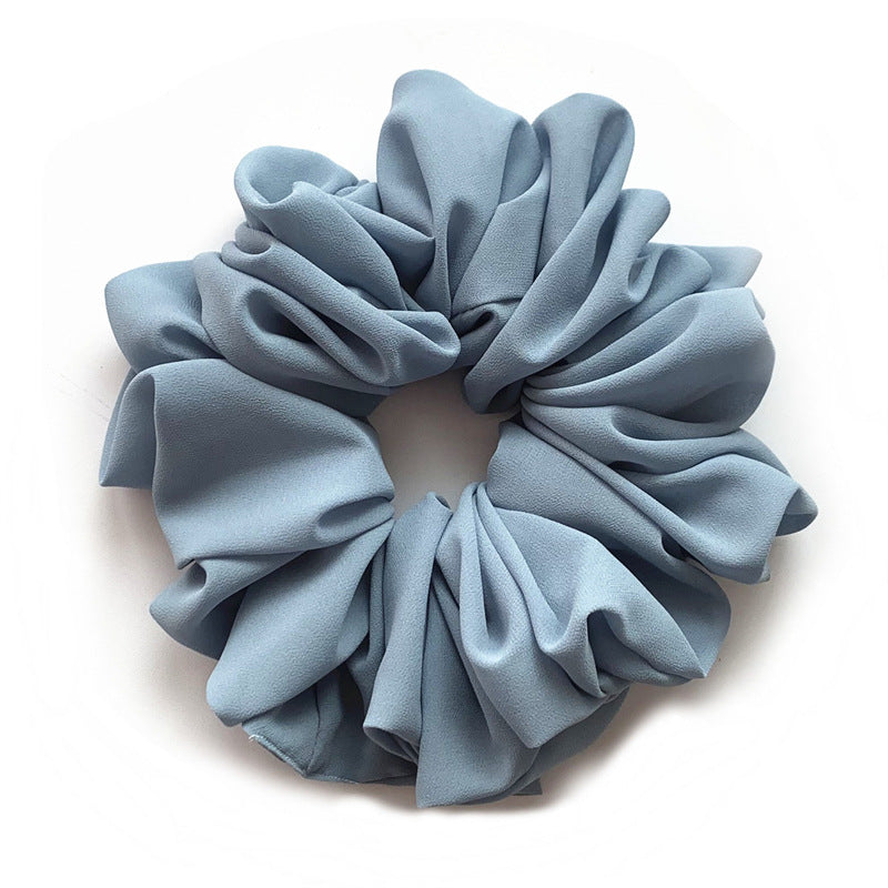 Chiffon Monochrome Bottoming Large Intestine Ring